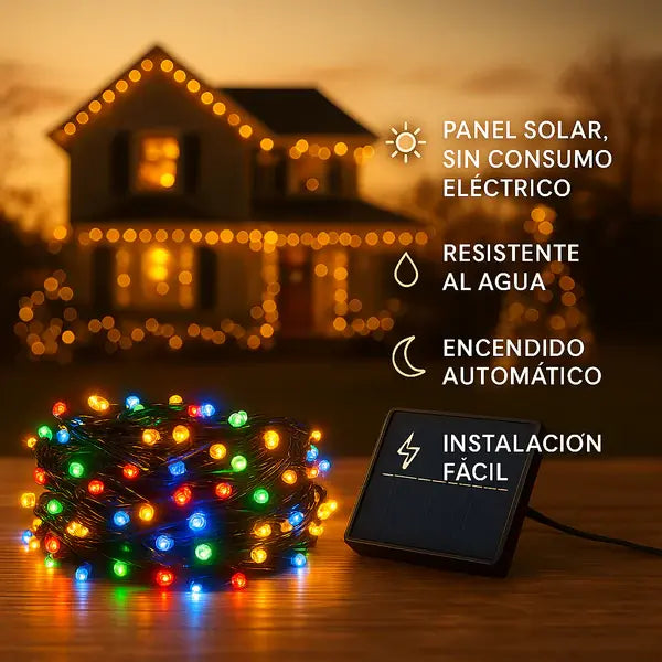 LumiSolar™ – La cortina de luces solares que ilumina tu hogar toda la noche + control GRATIS
