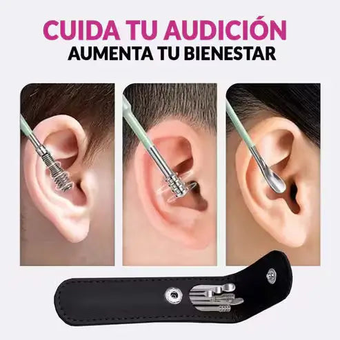 Kit AurisKit®: Limpieza Profesional de Oídos sin Dolor Paga 4 y Lleva 6