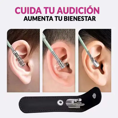 Kit AurisKit®: Limpieza Profesional de Oídos sin Dolor Paga 4 y Lleva 6