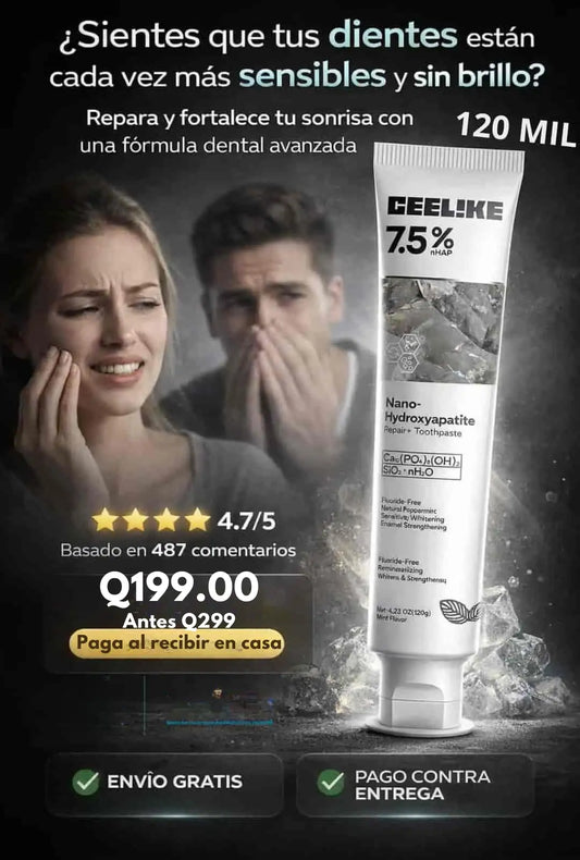 pasta dental con hidroxiapatita al 7,5 %