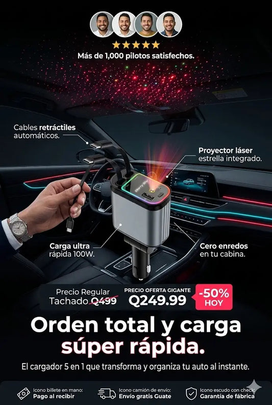 CARGADOR 4 EN 1 PROYECTOR